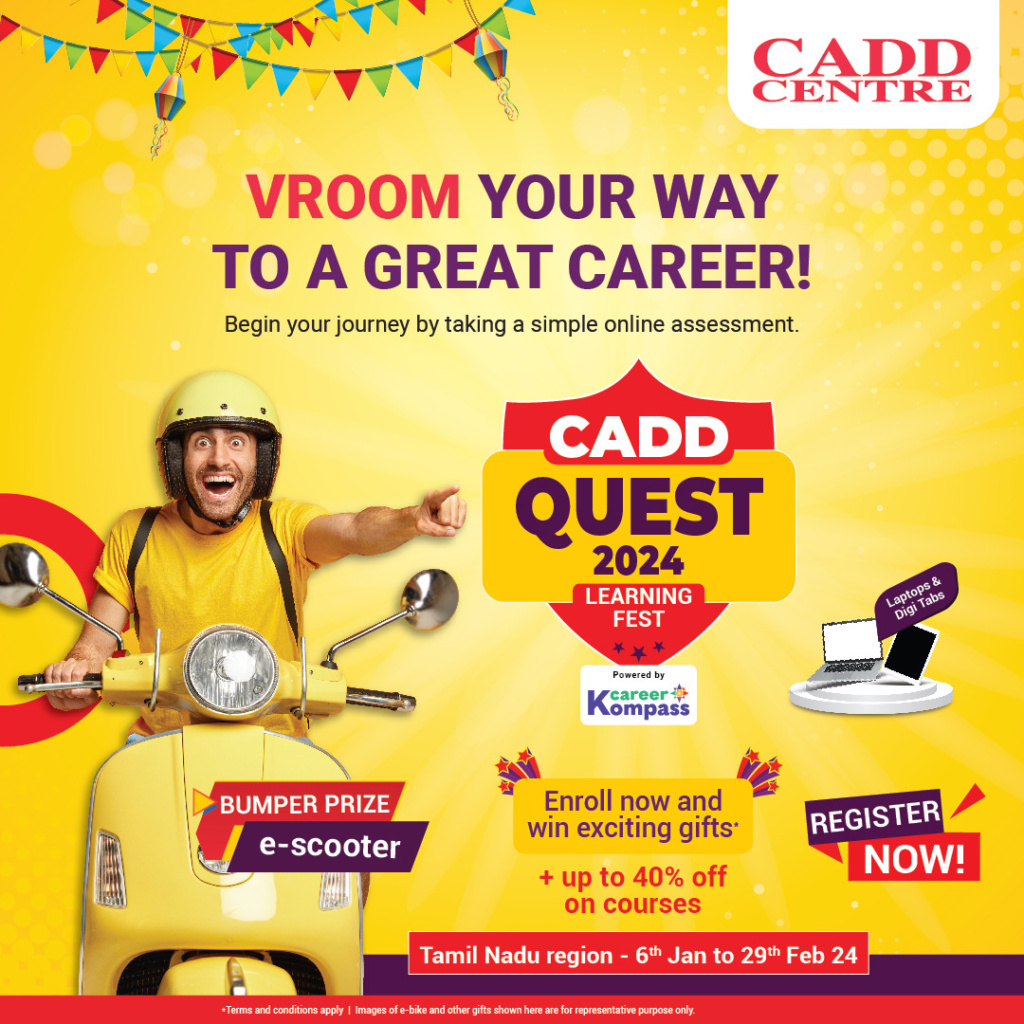 CADD Quest 2024 CADD Centre CADD Centre in Vadapalani CADD Centre