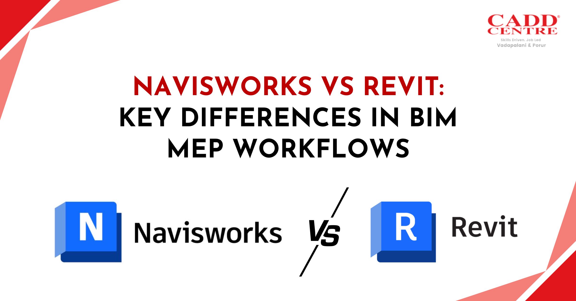 Navisworks vs Revit Key Differences in BIM MEP Workflows