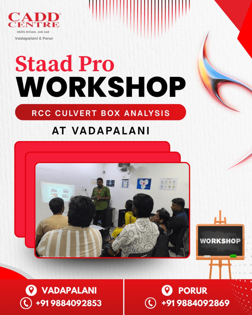Staad Pro work shop Vadapalani